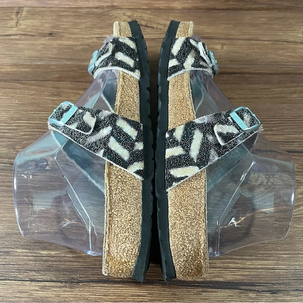 Birkenstock BIRKI’S Tahiti Sandals Shoes Women’s Size 7 (38) Slides - Picture 3 of 11